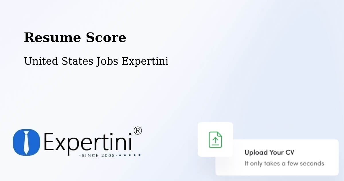 Resume Score & Job Description Match Tool – Welcome - United States Jobs Expertini